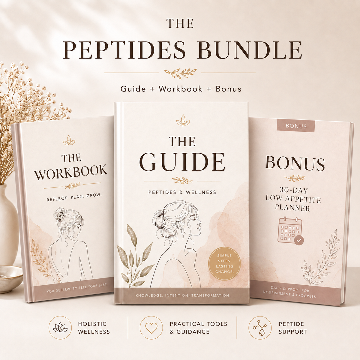 The Peptides Bundle: Guide, Workbook and Bonus